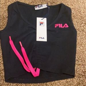Fila cropped top brand new with tags